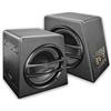 AXTON AXB20A - Subwoofer attivo con amplificatore, 2 x 20 cm