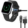 Blueshaweu Cavo di ricarica compatibile con Slothcloud Kids smartwatch 1,5 pollici H97 Pro, cavo caricatore caricatore per slothcloud H97 Pro Smartwatch (nero)