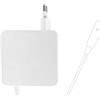 3P SPACE 3PSPACE Caricabatterie ALTA QUALITA' per MacBook 60W con Connettore magnetico L-Tip - Caricatore Compatibile con Mac Book 13 (2012/2015) Air 11/13 (2012-2017), Alimentatore bianco