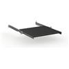 Rack Magic 1HE Vassoio rack 482,6 mm, mensola rack estraibile da 482,6 mm fino a 50 kg, 650 - 800 mm, profondità, nero