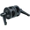 vhbw supporto con doppia estremità dell'asta per pannello riflettente, stativi per luce - Morsetto per tubo adatto a 19/22 / 25/28 mm tubi, aste
