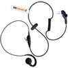 Earpiece Hub Microfono PTT in linea a forma di C HYTERA PD405, PD505, auricolare radio bidirezionale girevole