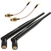 NooElec ADS-B Discovery 5dBi (High Gain) Antenna Bundle - 1090 MHz e 978 MHz Antenna Bundle per la Software Defined Radio (SDR) SMA e MCX