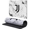 Head Case Designs Licenza Ufficiale Juventus Football Club Marmo Bianco Logo Cresta 9.84 x 11.81 x 0.12 Inches (250 x 300 mm) - S Tappetino per Mouse E Scrivania da Ufficio per Giochi Tastiera PC