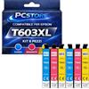 PcStore Cartucce T603XL Compatibili con Epson, Ciano Magenta Giallo, 6 Pezzi, Alta Capacità, per XP-2100 XP-2105 XP-3150 XP-4155 WF-2810 WF-2850