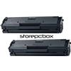 Storepcbox - 2 Toner compatibili con Samsung D101 ML-2160, ml-2162, ML-2165W, ML-2165, SCX-3400, SCX-3400F, SCX-3405, SCX-3405F, SCX-3405FW, SF-760P, SF765P Nero kit 2 pezzi
