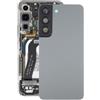 Audiosystem Scocca Cover Back Copri Batteria posteriore Per SAMSUNG GALAXY S22 SM-S901 S901B 5G S901B/DS con Vetro Fotocamera Ricambio Sostituzione Riparazione Grigio Gray