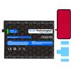 GLK-Technologies Batteria di ricambio ad alta potenza, compatibile con Huawei Mate 10 PRO Mate 10 P20 PRO HB436486ECW, batteria originale GLK-Technologies | accu | 4200 mAh | incl. 2 set di nastri adesivi