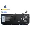 szyuya 7.6V 52Wh 722KK Batterie per computer portatili per Dell XPS 13 9300 9310 9380 (2020) 13.4 Series P117G P117G002 P117G001 FP86V 2XXFW