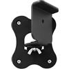 EasyByMall Staffa di montaggio a parete per altoparlante Samsung HW-Q990F, per Samsung HWQ990F, staffa di montaggio a parete posteriore in metallo con angolo regolabile e accessori a vite resistenti per