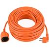 topolenashop Cavo Prolunga Corrente Elettrica Presa Domestica Casa Giardino 220 Volt 15 Metri