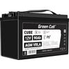 Green Cell Batteria AGM 12V 90Ah ricaricabile sigillata VRLA | Per UPS, allarmi, giocattoli elettrici, impianti solari, scooter, backup e uso ciclico senza manutenzione