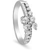 LUXURY MILANO Anello fedina con zirconi