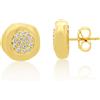 LUXURY MILANO Orecchini a lobo in argento 925 con zirconi