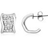 LUXURY MILANO Orecchini a cerchio in argento 925