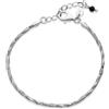 LUXURY MILANO Bracciale catena snake in argento 925