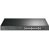 TP-LINK SWITCH 16P Gigabit PoE+ RJ45 TP-LINK TL-SG1218MP 2P Gigabit non PoE RJ45-2 slot Gigabit Combo SFP - TL-SG1218MP