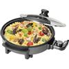 Silva-Homeline PPF 1503 a party padella con coperchio in vetro, 1500 W
