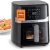 Innoliving Friggitrice ad Aria 5 Litri INN-890 con Pannello Digitale Touch, 7 Programmi Preimpostati, Finestra di Controllo e Luce Interna, Timer e Regolazione della Temperatura, Potenza 1400W