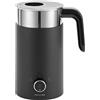 ZWILLING ENFINIGY Montalatte elettrico per latte caldo e freddo e alternative al latte a base vegetale, 400 ml, Nero