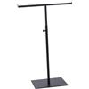 Dickly Torre per gioielli, espositore da tavolo per borse con doppio gancio, a forma di T, espositore per gioielli sospeso per negozio di boutique Home, Nero