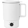 HoJang Bollitore portatile da 0,7 l con doppio livello di potenza (300 W/600 W), Mechan, interruttore e spegnimento di sicurezza, in acciaio inox senza BPA, per viaggio/campeggio/ufficio, compatto e leggero