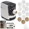 CLASSE ITALY PASTAIO Macchina per la Pasta con 14 trafile di cui 3 in Bronzo. 5 ANNI GARANZIA ITALIA, Pasta Maker, con bilancia, 800g di pasta per ciclo,19 tipi diversi di pasta