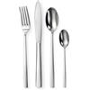 Paluplus Set 48 Posate in Acciaio Inox, Servizio per 12 Persone, set composto da cucchiaio, forchetta, coltello e cucchiaino, stoviglie con finitura lucida, Lavabili in Lavastoviglie, Made Italy - M
