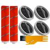 LOKLNEYK Ricambio filtro Hepa spazzola principale a rullo compatibile con aspirapolvere portatile wireless Xiaomi Roidmi NEX X20 X30 S2 F8 Pro(Set M)