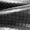 Olivo Tappeti OLIVO.shop Tappeto Gomma Antiscivolo Pvc, Rivestimento Pavimento Gommato in Pvc per Esterni Interni, Bar, Officine, Palestra, Garage, Rotolo Isolante Larghezza 1,5 mt WORK BOLLO (NERO, 1,5x4 MT)