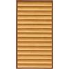 Pierre Tappeti Passatoia stuoia cucina bagno in BAMBOO 100% naturale e sostenibile BEIGE effetto degradè. Tappeto Facile da pulire, antiscivolo e resistente cm.55x280