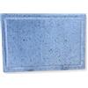 Mottiwood Pietra Lavica Siciliana con Scolo, Piastra Liscia Pietra Ollare, Rettangolare, 30x38x1.5hcm, Refrattaria, Made in Italy