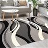 Mazovia Tappeto Moderno - Morbido Pelo Corto - Tappeto da Salotto Oeko-Tex - Tappeto per Ingresso Camera, Da Letto, Cucina, il Soggiorno - Collezione ATENA - Grigio 300 x 400 cm