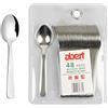Di Canio CUCCHIAINO CAFFE INOX ROBERTA ITALY BIVALVA ABERT SET 48 PZ