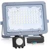 Aigostar - Faretto LED ultrasottile con sensore di movimento,50W,luce bianca naturale 4000K,impermeabile IP65.lampada esterno brillante 4500lm per giardini, patii, garage o strade di accesso