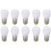 GRV Lampadina E27 3W SMD LED AC12V/DC12V-24V 30W sostituzione per sistemi solari, camper, barca, illuminazione interna a bassa tensione, luce bianca fredda, confezione da 10 (illuminazione non