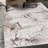 Mazovia Tappeto Salotto Moderno Pelo Corto - Classico Tappeti Soggiorno Originali - Tappeti Camera da Letto - Tappeto con Frange - Tappeti Salotto Motivo Aspetto del Marmo Beige 160x230cm