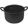 NAMAI - Pentola Antiaderente 26 cm, Lavabile in Lavastoviglie, Pentola Cuocipasta, Adatta al forno, No Induzione, Pentole Alluminio, Made in Italy (26cm)