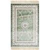 SaRani Tappeto Classico Orientale Frange Oro Arredamento Blu Bordeaux Verde Beige HEREK (Verde, 60x110 cm)