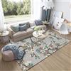 LONGSAO makeups58 Tappeto moderno a pelo corto Rami di prugna grigi ed elegantiAdatto per Camera da Letto Comodino Soggiorno Cucina 200x300CM (6'6''x9'8'')