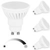 LED line Lampadine GU10 dimmerabili, 1250 lm, 2700 K, 230 V, 10 W (equivalenti a 120 W lampadina alogena), 120 ° angolo, confezione da 3