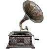 aubaho Nostalgia grammofono gramophone imbuto decorazione in stile antico (e)