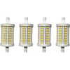 LEDLUX 4 Pezzi Lampada Led R7S 78mm Dimmerabile, 15W=180W 1800lm, Diametro 30mm, Angolo Luce 360°, Bianco Caldo 3000K