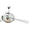 Paluplus Passaverdure Manuale in Acciaio Inox, Diametro 20 Cm, Passacolino con Pestello in Legno, per marmellate, salse, frutta, verdura, legumi e per setacciare farine, Made in Italy -400C-0,75