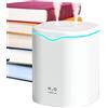 Générique Umidificatore per fredda - diffusore compatto 2L alimentato da USB, macchina ad aria umida, Maker silenzioso | Purificatore d'aria per camera da letto per uso camera con luce