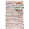 carpetfine Tappeto a tessitura Kilim Chindi Taupe 80x150 cm | Tappeto moderno per soggiorno e camera da letto