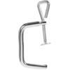 DECORNIJIA Clip di Fissaggio Ricambi, per Macchina Pasta Manuale per Imperia | Morsetto in Lega di Ferro, Soluzione Pratica e Sicura, Colore Argento, 1 Pezzo