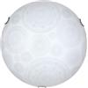 E-ENERGY Tosca Lampada Plafoniera 2 Lampadine E27 40 Cm Ruote