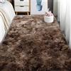 ZTAOPSH Tappeto Peloso Morbido 60 x 120 cm Pelo Lungo Tappeto Peloso Soggiorno Lavabile in Lavatrice per Cameretta, Soggiorno, Sala, Scendiletto, Marrone
