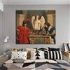 Dalykf Faust e Mephisto giocano a scacchi Quadri su tela Riproduzioni di quadri su tela Famose stampe su tela Immagine a parete, per soggiorno Nessuna cornice (Size : (23.6x31.5inch)60x80cm)